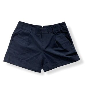 Banana Republic Pleated Pinstripe Shorts